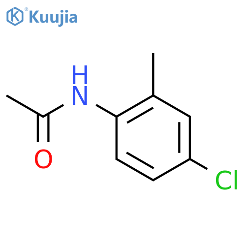 N-(4-Chloro-2-methylphenyl)acetamide structure
