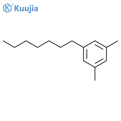 DIMETHYLHEPTYLBENZENE structure