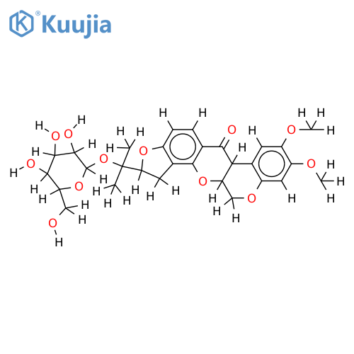 Dalpanol-O-beta-D-glucopyranoside structure