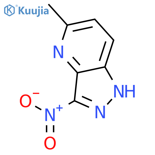 5-Methyl-3-nitro-1H-pyrazolo[4,3-b]pyridine structure