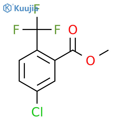 Methyl 5-chloro-2-(trifluoromethyl)benzoate structure