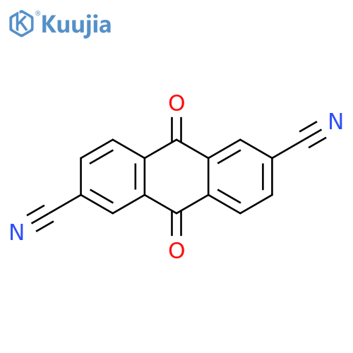 2,6-Anthracenedicarbonitrile, 9,10-dihydro-9,10-dioxo- structure