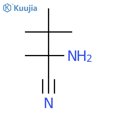2-amino-2,3,3-trimethylbutanenitrile structure
