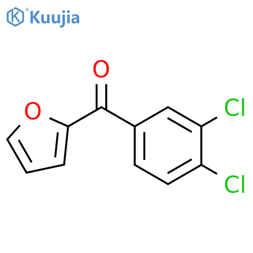 (3,4-dichlorophenyl)-(furan-2-yl)methanone structure