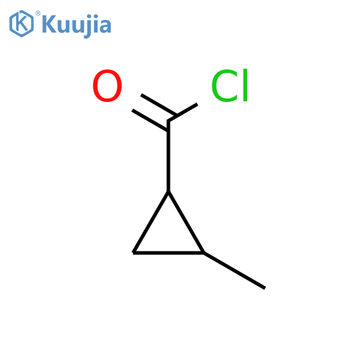 2-methylcyclopropane-1-carbonyl chloride structure