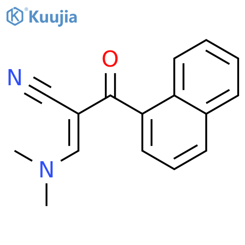 2-(1-Naphthoyl)-3-(dimethylamino)acrylonitrile structure