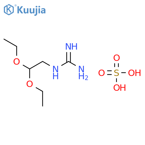(2,2-Diethoxyethyl)guanidinium sulphate structure