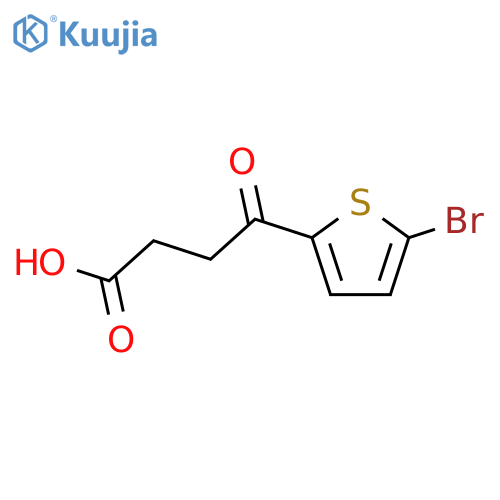 4-(5-Bromo-2-thienyl)-4-oxobutyric acid structure