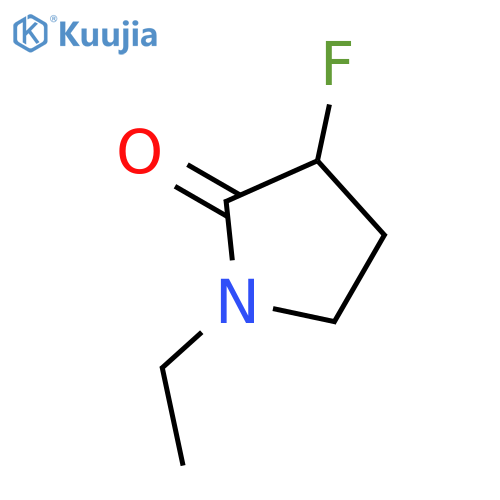 2-Pyrrolidinone,1-ethyl-3-fluoro-(9CI) structure