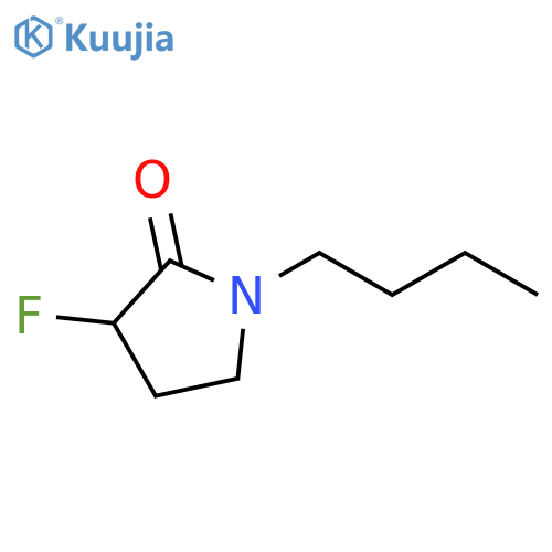 2-Pyrrolidinone,1-butyl-3-fluoro-(9CI) structure