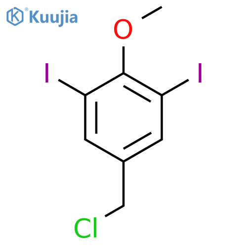 3,5-Diiodo-4-methoxybenzyl chloride structure