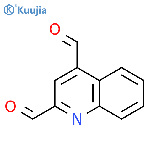 quinoline-2,4-dicarbaldehyde structure