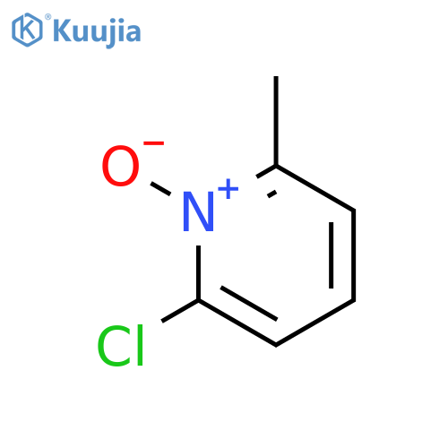 2-chloro-6-methyl-pyridine 1-oxide structure