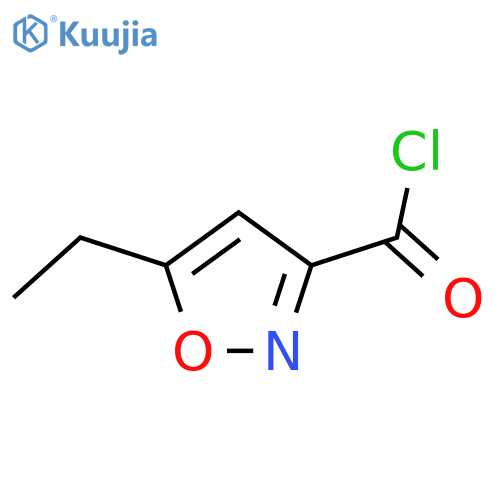 5-ethylisoxazole-3-carbonyl chloride structure