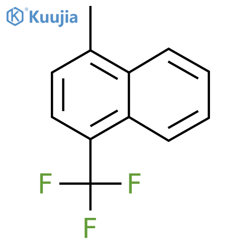 1-Methyl-4-(trifluoromethyl)naphthalene structure