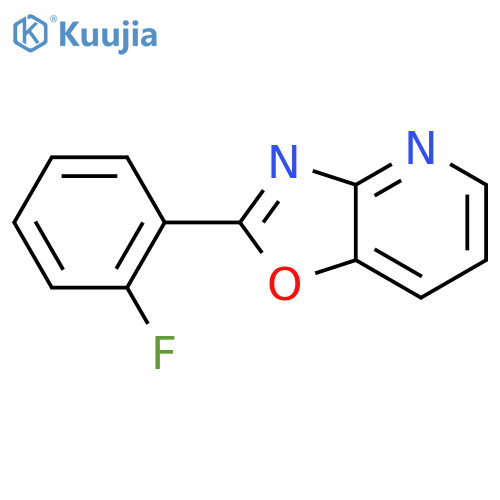 2-(2-Fluorophenyl)oxazolo[4,5-b]pyridine structure