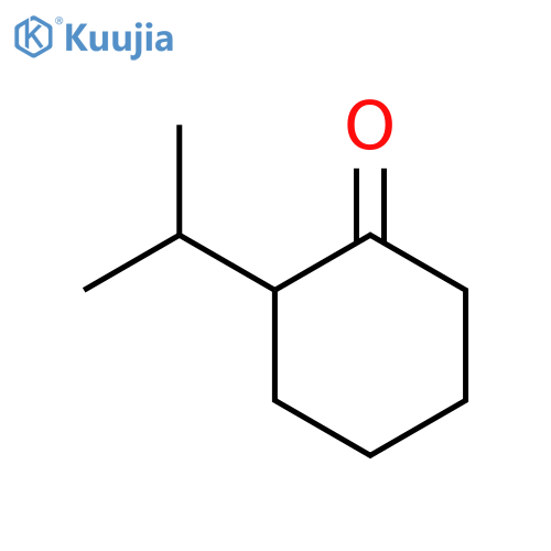 Cyclohexanone, 2-(1-methylethyl)-, (2S)- structure