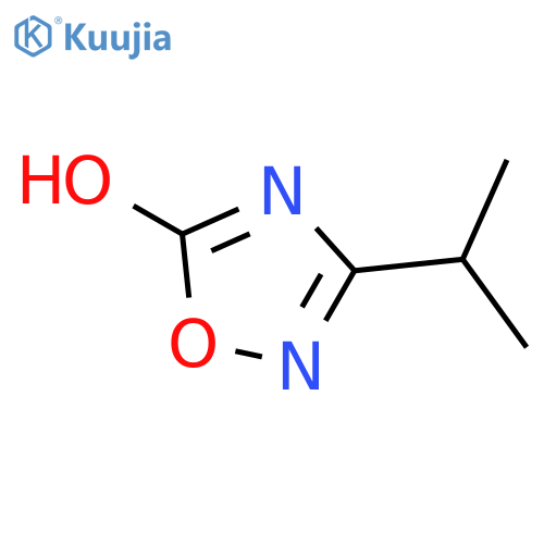 3-Isopropyl-1,2,4-oxadiazol-5-ol structure