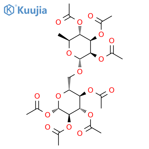 β-Heptaacetylrutinose structure