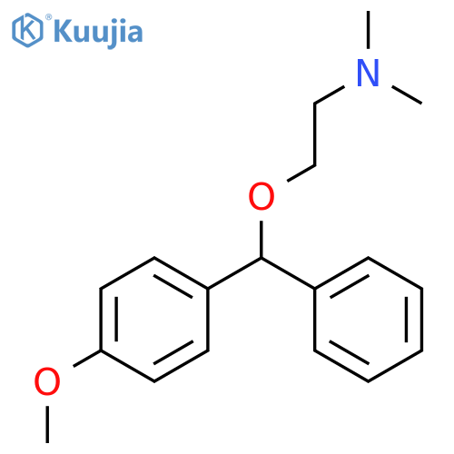 Ethanamine,2-[(4-methoxyphenyl)phenylmethoxy]-N,N-dimethyl- structure