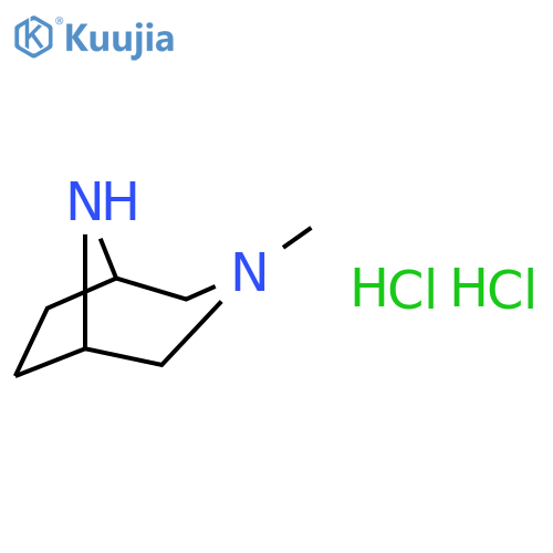 3-methyl-3,8-diazabicyclo[3.2.1]octane dihydrochloride structure