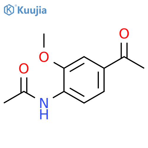 Acetamide, N-(4-acetyl-2-methoxyphenyl)- structure