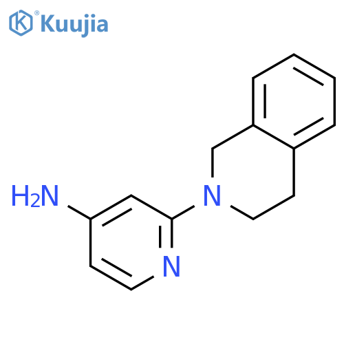 2-(1,2,3,4-Tetrahydroisoquinolin-2-yl)pyridin-4-amine structure
