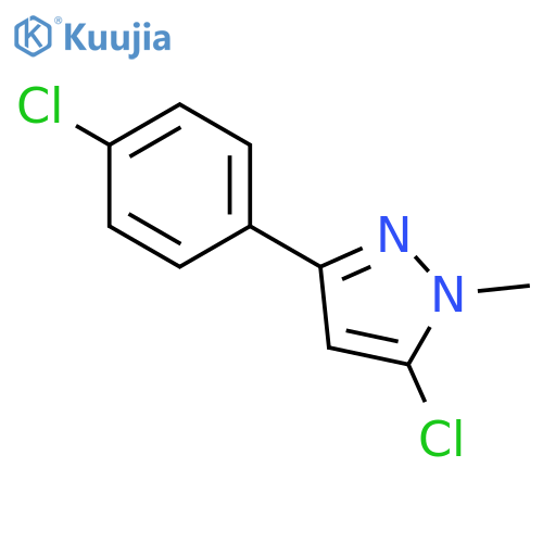1H-Pyrazole, 5-chloro-3-(4-chlorophenyl)-1-methyl- structure