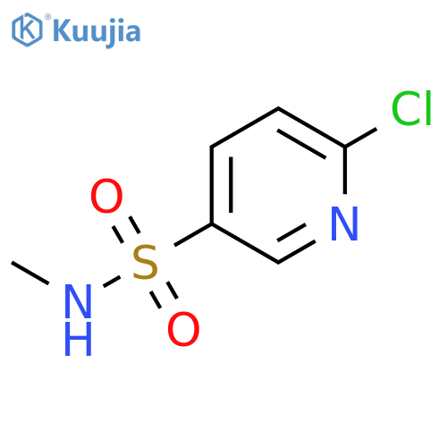 6-chloro-N-methylpyridine-3-sulfonamide structure