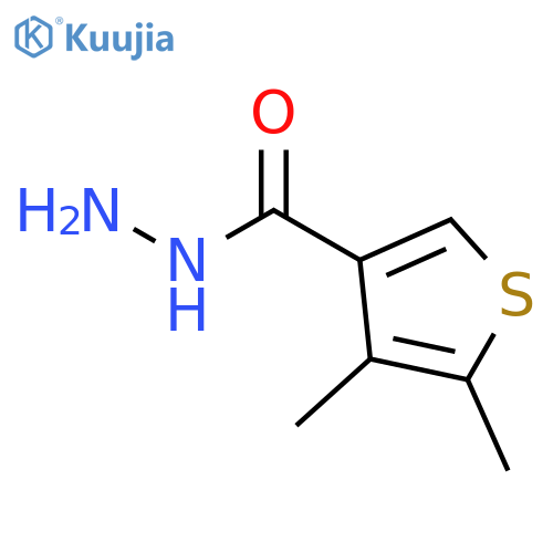 4,5-Dimethylthiophene-3-carbohydrazide structure