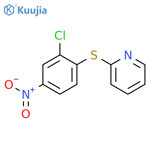 2-(2-Chloro-4-nitrophenyl)thiopyridine structure