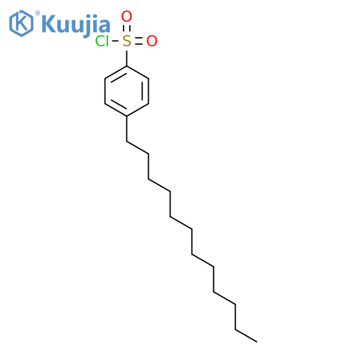 Benzenesulfonylchloride, 4-dodecyl- structure