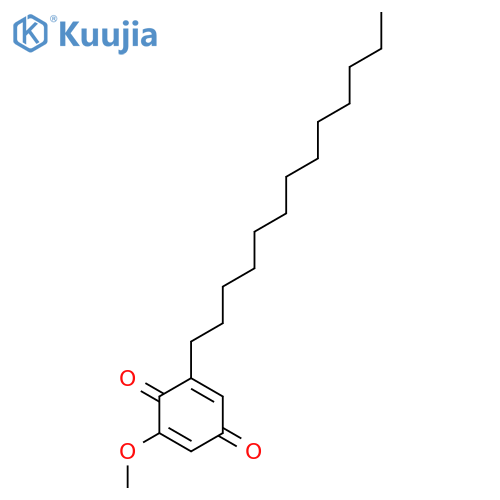 2,5-Cyclohexadiene-1,4-dione, 2-methoxy-6-tridecyl- structure