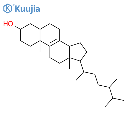 (5alpha)-ergost-8-en-3beta-ol structure