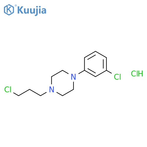 1-(3-Chlorophenyl)-4-(3-chloropropyl)piperazine Hydrochloride structure