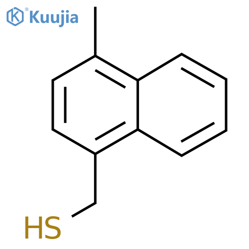 (4-methylnaphthalen-1-yl)methanethiol structure
