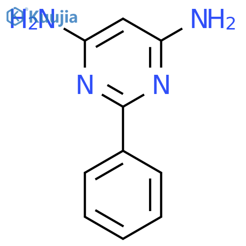2-phenylpyrimidine-4,6-diamine structure