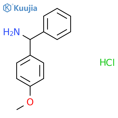 (4-Methoxyphenyl)(phenyl)methanamine Hydrochloride structure
