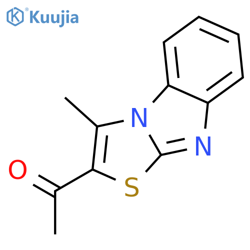 Ethanone, 1-(3-methylthiazolo[3,2-a]benzimidazol-2-yl)- structure