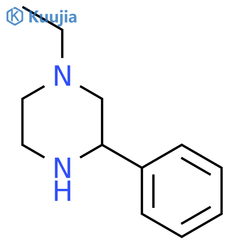 1-ethyl-3-phenylpiperazine structure