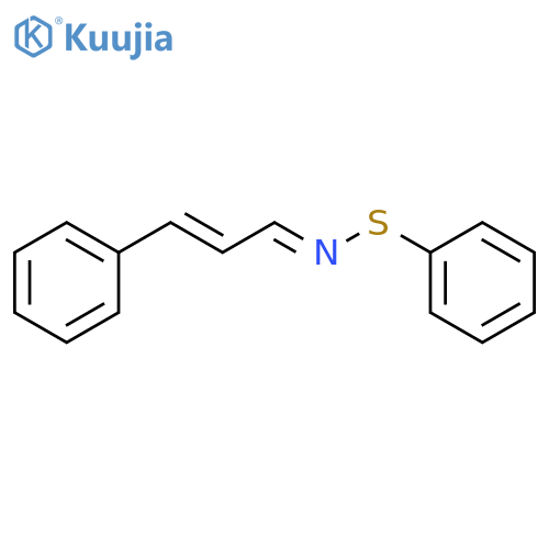 BENZENESULFENAMIDE, N-(3-PHENYL-2-PROPENYLIDENE)- structure