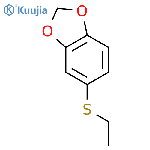 5-(Ethylthio)benzo[d][1,3]dioxole structure