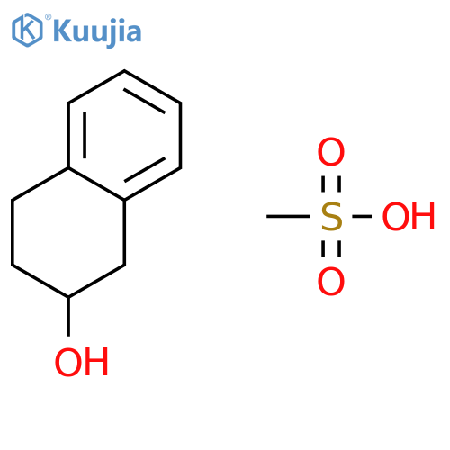 2-Naphthalenol, 1,2,3,4-tetrahydro-, methanesulfonate structure