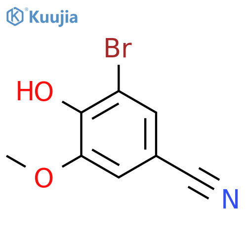 3-Bromo-4-hydroxy-5-methoxybenzonitrile structure