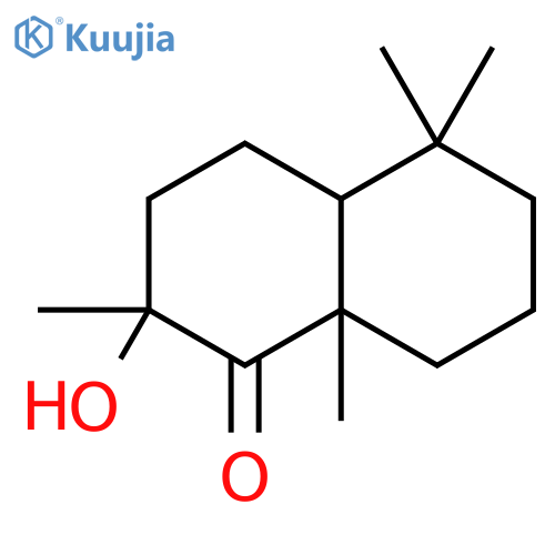 1(2H)-Naphthalenone, octahydro-2-hydroxy-2,5,5,8a-tetramethyl- structure
