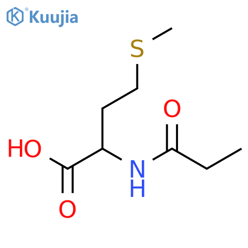 4-(methylsulfanyl)-2-propanamidobutanoic Acid structure