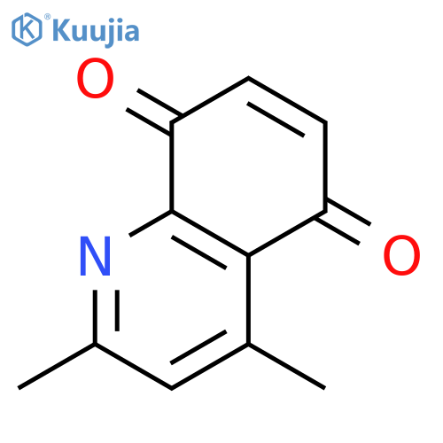2,4-dimethylquinoline-5,8-dione structure