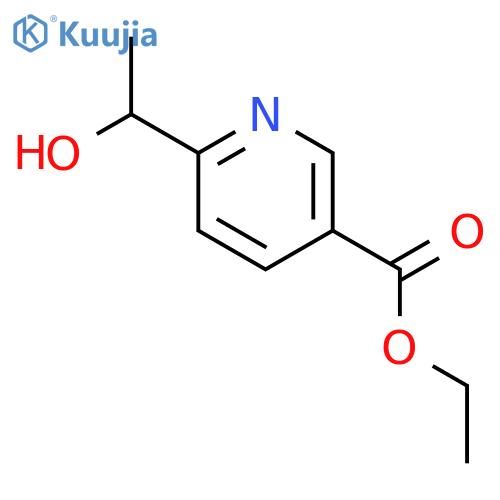 Ethyl 6-(1-hydroxyethyl)nicotinate structure