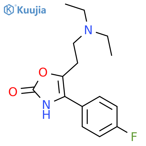 2(3H)-Oxazolone,5-[2-(diethylamino)ethyl]-4-(4-fluorophenyl)- structure