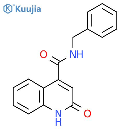 N-Benzyl-2-hydroxyquinoline-4-carboxamide structure